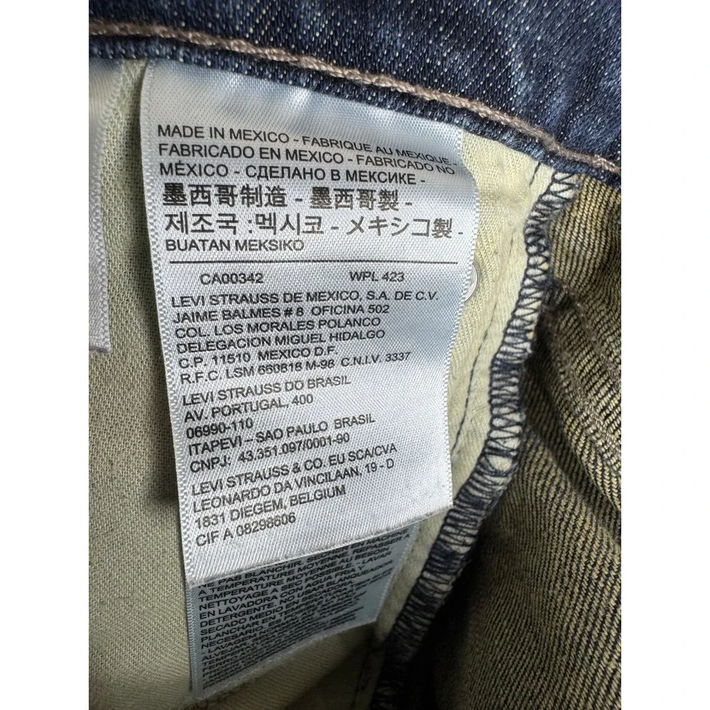 Levis 511 Slim Fit Jeans Mens 29x32 Dark Wash Blue Denim Stretch